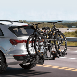2-Bike Hitch Rack With Angled Rail