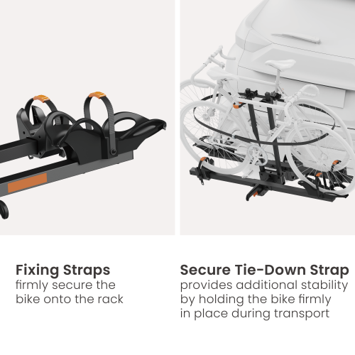 2-Bike Hitch Rack With Angled Rail CBR10-22H Load Smoothly. Travel Securely. from china(chinese)