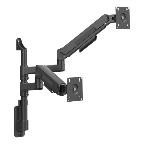 Dual-Screen Heavy-Duty Mechanical Spring Monitor Wall Mount LDA132-114E  from china(chinese)