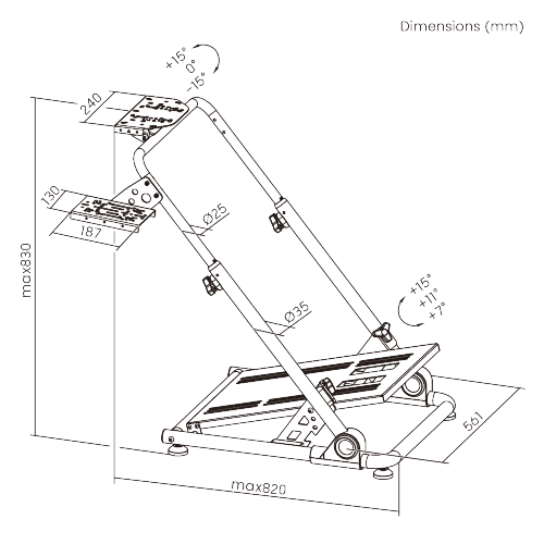  Folding Racing Simulator Wheel Stand with Gear Shifter LRS10-BS02 Enjoy Lifelike "Auto Racing" at home. from china(chinese)
