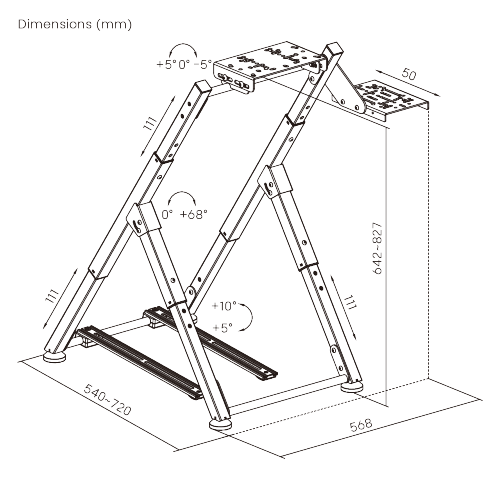 Super Economy Foldable Racing Simulator Wheel Stand LRS21-BS01 An ideal entry-level sim racing solution. from china(chinese)