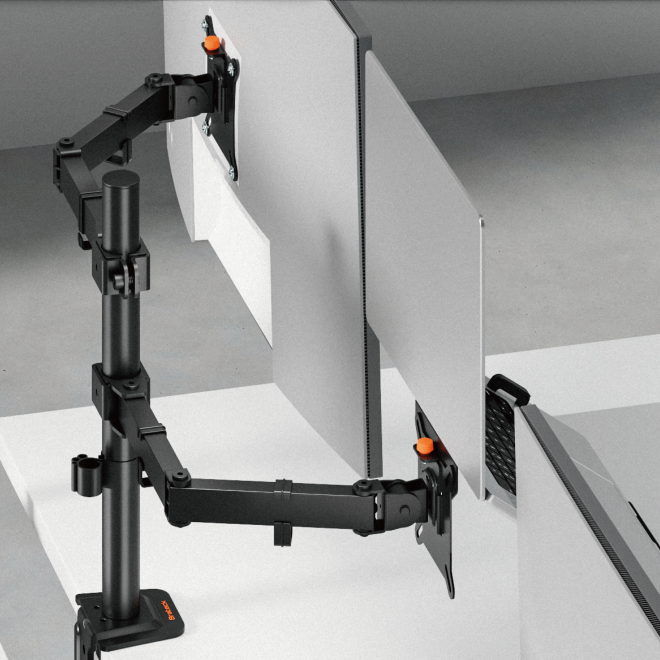 Flow Basic Articulating Monitor Arm with Laptop Holder S055372-LDT110-C024ML-T01 Hooks you at the first glance, impresses your with performances. from china(chinese)