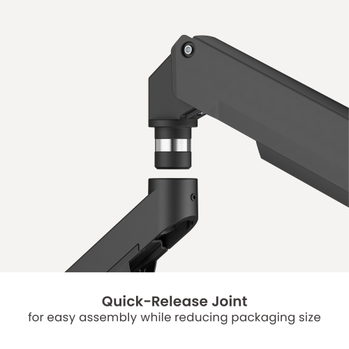  Linear Edge Single-Screen Gas Spring Monitor Arm LDT134-C012 Metal Excellence for Smarter Workspaces from china(chinese)