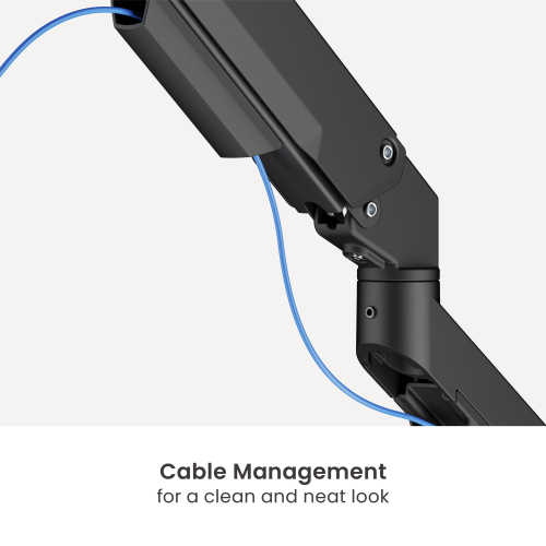  Linear Edge Single-Screen Gas Spring Monitor Arm LDT134-C012 Metal Excellence for Smarter Workspaces from china(chinese)