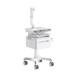 ectric Height-Adjustable Medical Cart with Monitor Mount & Drawers