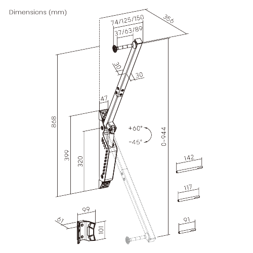 Vertical Wall-Mounted Bike Lift LBM18-01  · Effortless Lifting · E-Bike Friendly · Space-Saving from china(chinese)