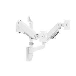 LIFTMAX Heavy-Duty Dual-Screen Gas Spring Wall-Mounted Monitor Arm