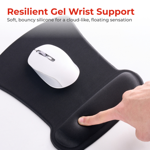 Ergonomic Mouse Pad with Wrist Rest MP15-2  Gentle on skin, firm on desk. from china(chinese)