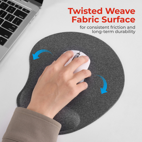  Ergonomic Mouse Pad with Wrist Rest MP15-4 Gentle on skin, firm on desk. from china(chinese)