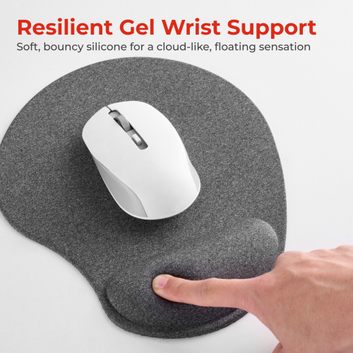  Ergonomic Mouse Pad with Wrist Rest MP15-4 Gentle on skin, firm on desk. from china(chinese)