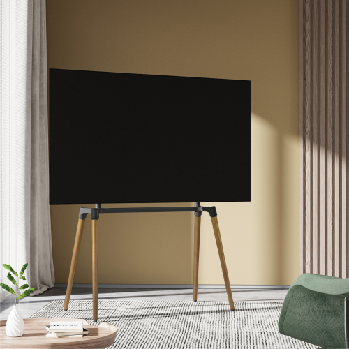 Pastel Easel Studio TV Floor Quadrupod Stand FS19-46F-02 For Most 60''-75'' Flat Panel TVs from china(chinese)