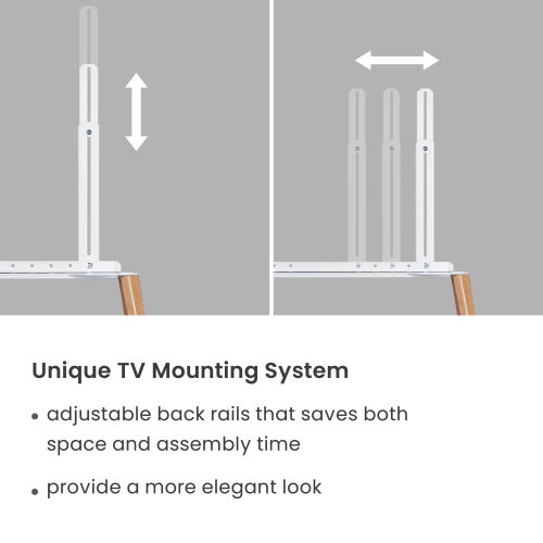 Danish Style TV Floor Stand with storage shelf FS36-44F-02  from china(chinese)