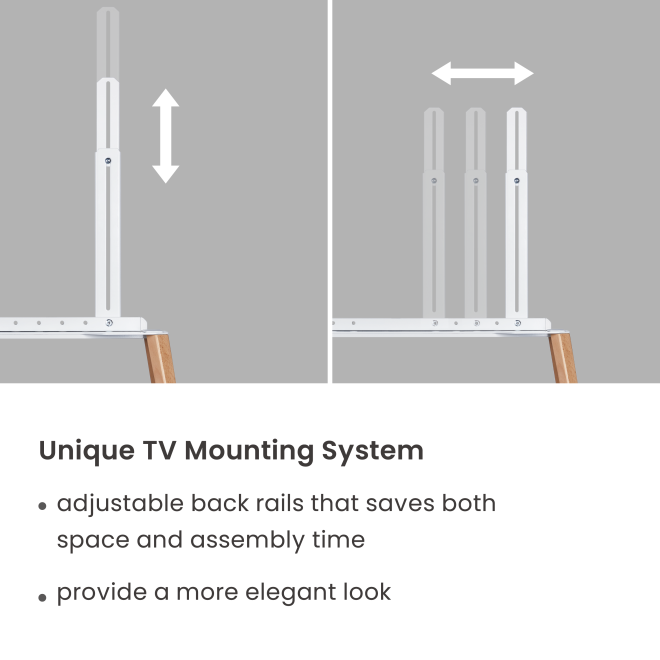 Danish Style TV Floor Stand with storage shelf FS36-44F-02  from china(chinese)