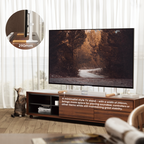 Modern Artistic Tabletop TV Stand for 49"-75" TVs FS42-46F-01  from china(chinese)