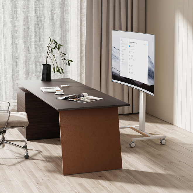 Compact TV Cart FS47-44T-01W  from china(chinese)