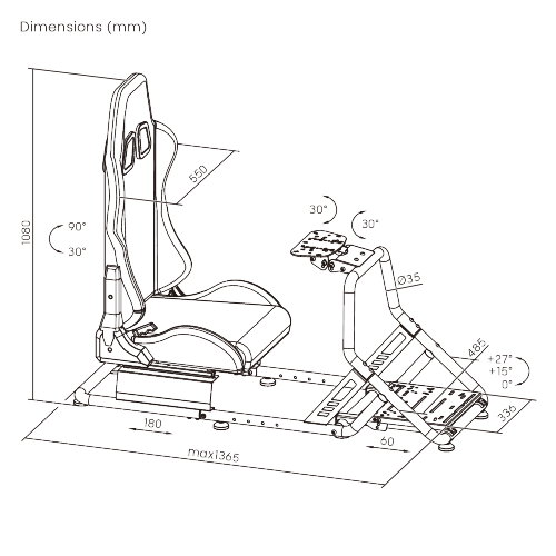 Racing Simulator Cockpit LRS09-BS01  from china(chinese)
