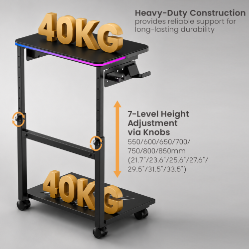 Versatile Mobile CPU Floor Stand with US Standard Power Strip CPB30-01 One Stand, Endless Possibilities for Work, Gaming, and Storage. from china(chinese)