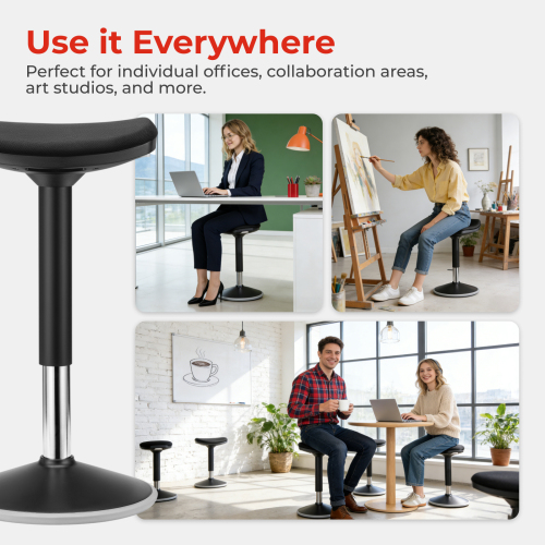 Ergonomic Height Adjustable Wobble Stool CH04-16  Dynamic Enough for Active Sitting from china(chinese)