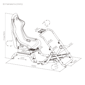 Detachable Racing Simulator Cockpit