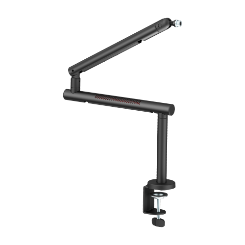 Aluminum Low Profile Microphone Boom Arm (with Extension Riser) MDS23-1 Aluminum Engineering. Perforated Aesthetics. from china(chinese)