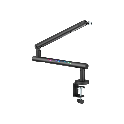 Aluminum Low Profile RGB Microphone Boom Arm MDS23-2L Precision CNC Aluminum Meets Dynamic Point-Source Glow from china(chinese)