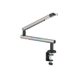 Aluminum Low Profile RGB Microphone Boom Arm