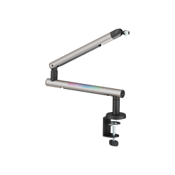 Aluminum Low Profile RGB Microphone Boom Arm
