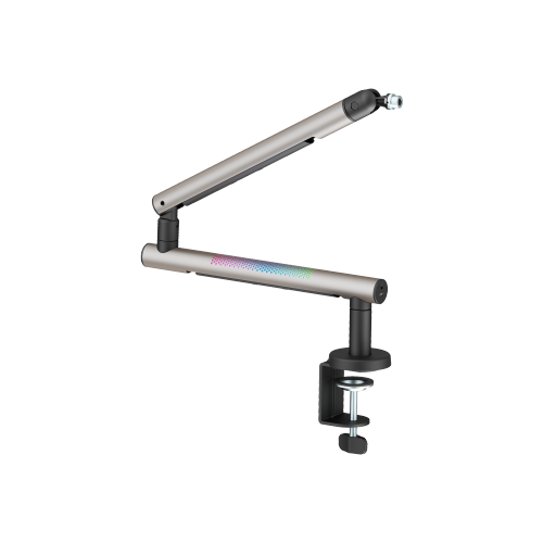 Aluminum Low Profile RGB Microphone Boom Arm MDS23-2L Precision CNC Aluminum Meets Dynamic Point-Source Glow from china(chinese)