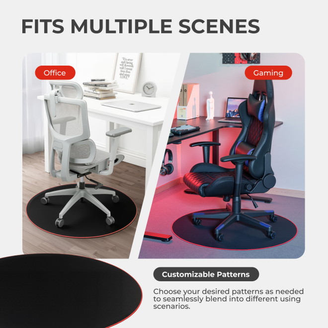Rounded Gaming Chair Mat MP06-10  from china(chinese)