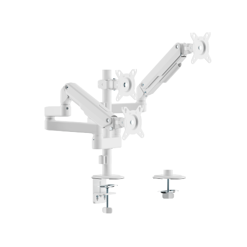Super Economy Gas Spring Pole-Mounted Triple-Screen Monitor Arm LDT112-C036P Designed for precision and comfort. from china(chinese)