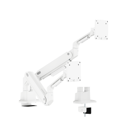 Space-Efficient Mechanical Spring Dual-Screen Monitor Arm