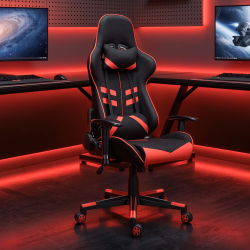  Gaming Chair with Headrest and Lumbar Support