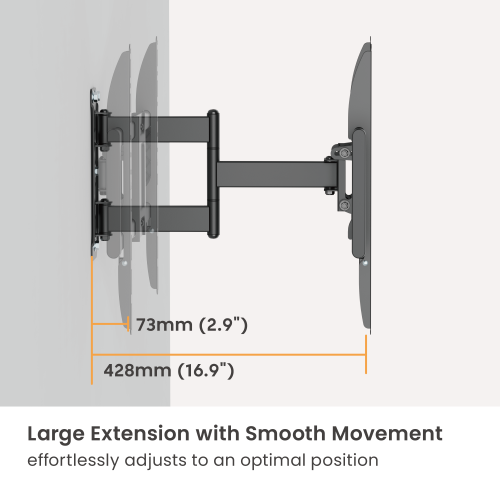 Cost-Effective Full-Motion TV Wall Mount LPA86-463 A solution combining functionality with affordability from china(chinese)