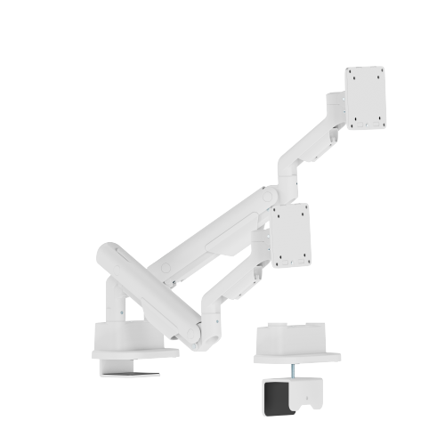 Dual-Screen Space-Efficient Gas Spring Monitor Arm LDT133-C024 For most 17”-35” Screens from china(chinese)