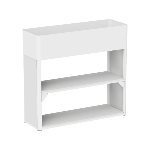 Floor Planter with Storage Shelf PST03-01 Integrate décor and function. from china(chinese)
