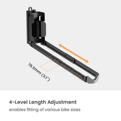Swiveling Wall-Mounted Bike Rack LBM16-01 Easy to Use丨Perfect for Most Bikes from china(chinese)