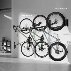 Swiveling Wall-Mounted Bike Rack