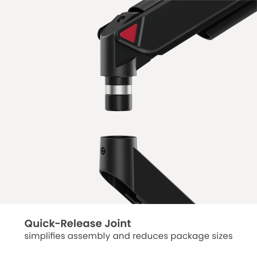 GeometricBlok Single-Screen Gas Spring Monitor Arm LDT126-C012 Gaming-Inspired Aesthetics with Great Value from china(chinese)