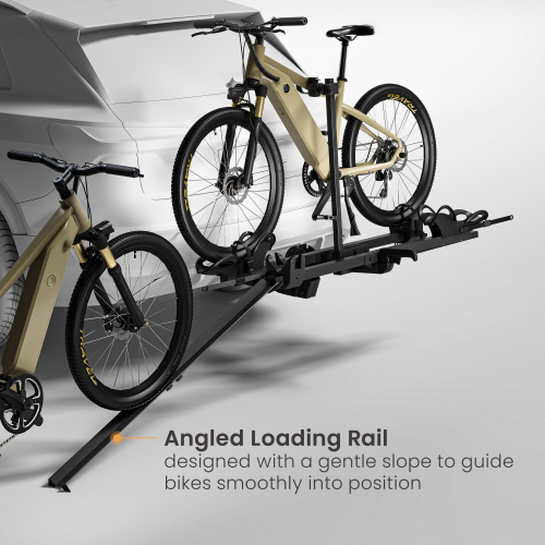2-Bike Hitch Rack With Angled Rail CBR10-22H Load Smoothly. Travel Securely. from china(chinese)