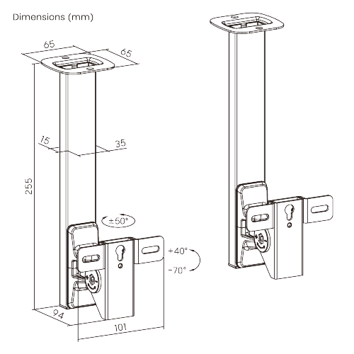 Universal Heavy-Duty Ceiling Speaker Mount SB76-02 Universal Heavy-Duty Ceiling Speaker Mount from china(chinese)