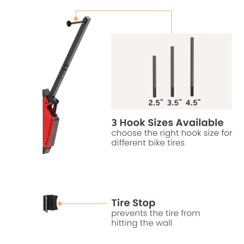 Vertical Wall-Mounted Bike Lift LBM18-01  · Effortless Lifting · E-Bike Friendly · Space-Saving from china(chinese)