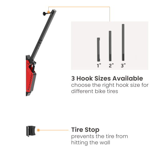 Vertical Wall-Mounted Bike Lift LBM18-02 · Effortless Lifting · E-Bike Friendly · Space-Saving from china(chinese)