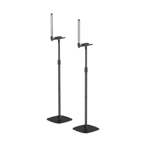 Universal Height Adjustable Speaker Floor Stand Pair BS79-01 Steady Sound, Simple Setup. from china(chinese)