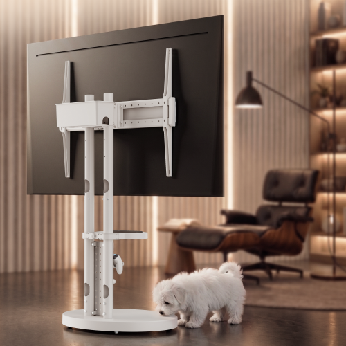 Ultra Heavy-Duty Mobile TV Floor Stand FS68-68TW-01 Fits TVs up to 100" / 100 kg (220 lbs) from china(chinese)