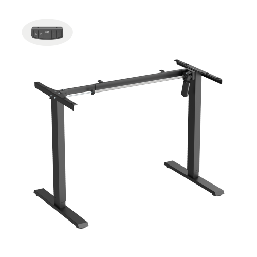 Cost-Effective Single-Motor Reversed Column Sit-Stand Desk (Frame Only) S25-22R Brings comfort and modern elegance to everyday work. from china(chinese)