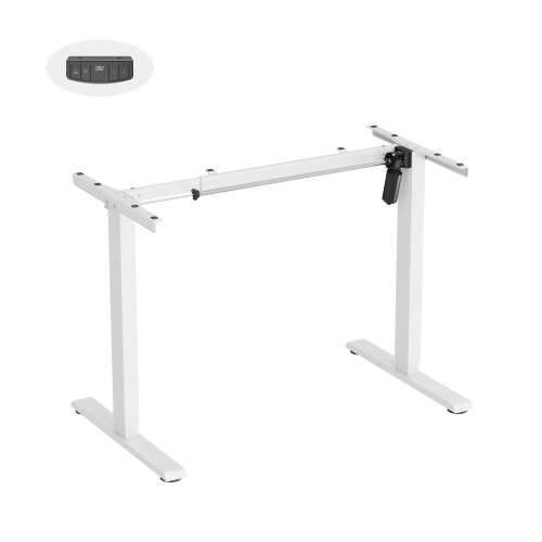 Cost-Effective Single-Motor Reversed Column Sit-Stand Desk (Frame Only) S25-22R Brings comfort and modern elegance to everyday work. from china(chinese)
