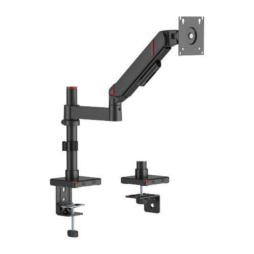 GeometricBlok Pole-Mounted Single-Screen Gas Spring Monitor Arm LDT126-C012P Gaming-Inspired Aesthetics with Great Value from china(chinese)