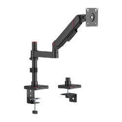 GeometricBlok Pole-Mounted Single-Screen Mechanical Spring Monitor Arm