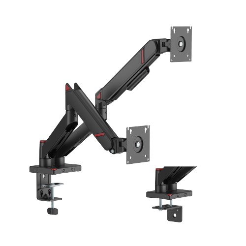 GeometricBlok Dual-Screen Gas Spring Monitor Arm LDT126-C024 Gaming-Inspired Aesthetics with Great Value from china(chinese)