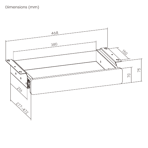 Modern Stylish  Under-Desk Drawer DA22-1 Elegant Outside, Durable Inside from china(chinese)